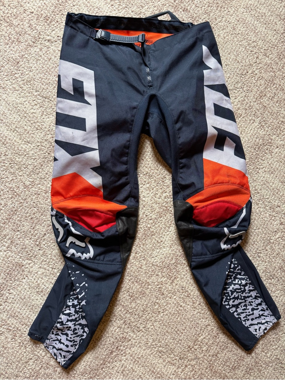 Fox Women’s Black, Orange & Red Motocross Pants